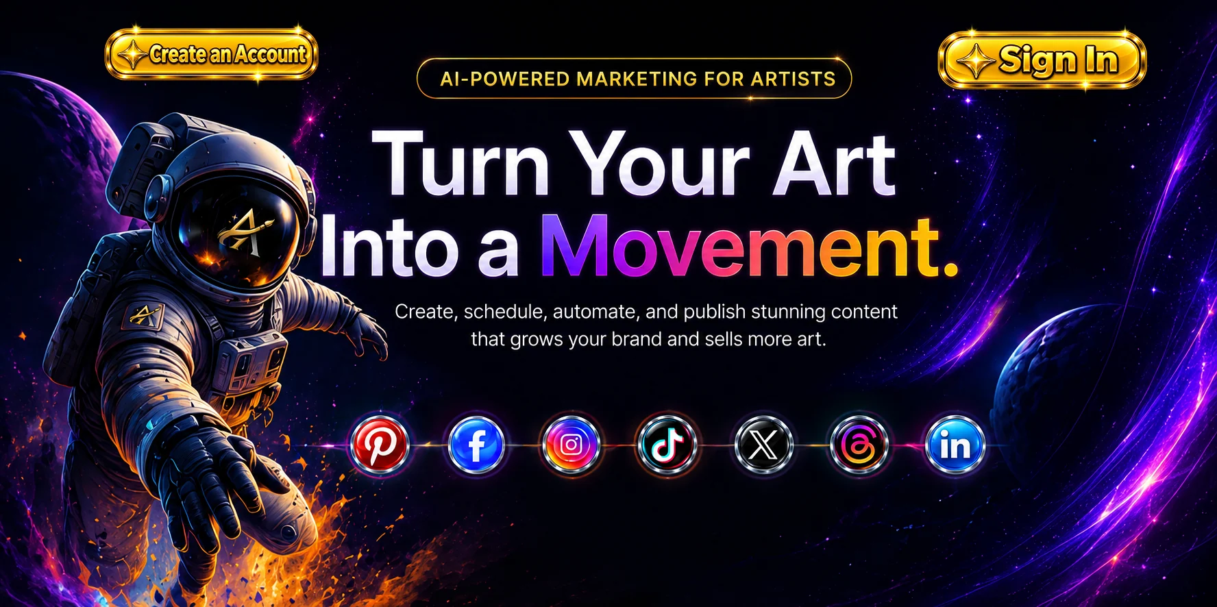 ArtBoost AI — Turn Your Art Into a Movement